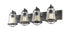 Z-Lite Mariner 4 Light Vanity in Brushed Nickel Finish Model: 444-4V-BN