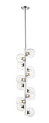 Z-Lite Marquee 12 Light Chandelier in Chrome Finish Model: 455-12CH