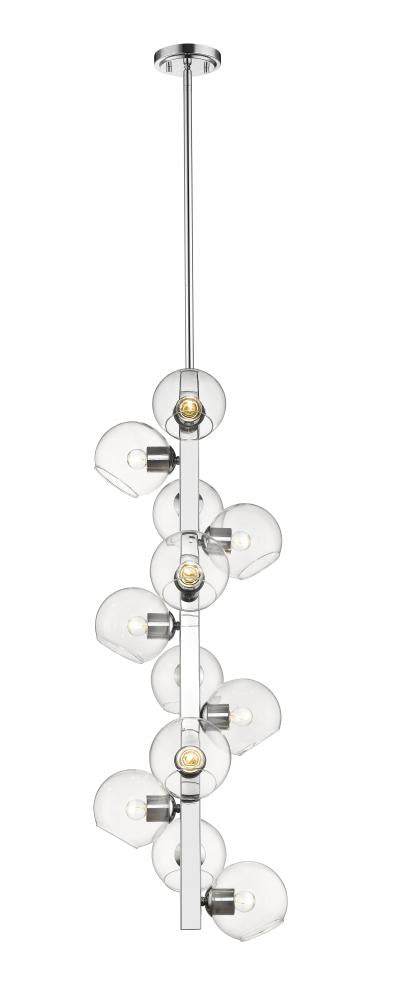 Z-Lite Marquee 12 Light Chandelier in Chrome Finish Model: 455-12CH