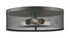 Z-Lite Meshsmith 3 Light Flush Mount in Brushed Nickel Finish Model: 331F18-BN