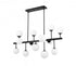 Z-Lite Midnetic 13 Light Linear Chandelier in Matte Black Finish Model: 730-13L-MB