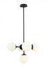 Z-Lite Midnetic 5 Light Pendant in Matte Black Finish Model: 730-5MB