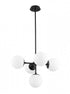 Z-Lite Midnetic 5 Light Pendant in Matte Black Finish Model: 730-5MB