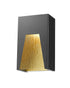 Z-Lite Millenial 1 Light Outdoor Wall Light in Black Gold Finish Model: 561S-BK-GD-CSL-LED