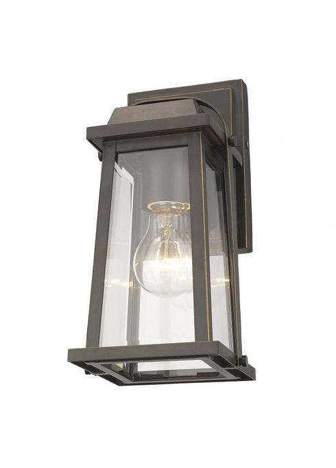 Z-Lite Millworks 1 Light Outdoor Wall Light in Oil Rubbed Bronze Finish Model: 574S-ORB