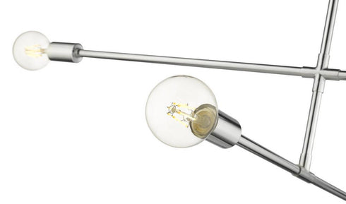 Z-Lite Modernist 3 Light Chandelier in Chrome Finish Model: 731-3CH