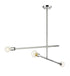 Z-Lite Modernist 3 Light Chandelier in Chrome Finish Model: 731-3CH