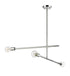 Z-Lite Modernist 3 Light Chandelier in Chrome Finish Model: 731-3CH