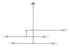 Z-Lite Modernist 5 Light Chandelier in Chrome Finish Model: 731-5CH