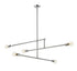 Z-Lite Modernist 5 Light Chandelier in Chrome Finish Model: 731-5CH