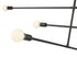 Z-Lite Modernist 5 Light Chandelier in Matte Black Finish Model: 731-5MB