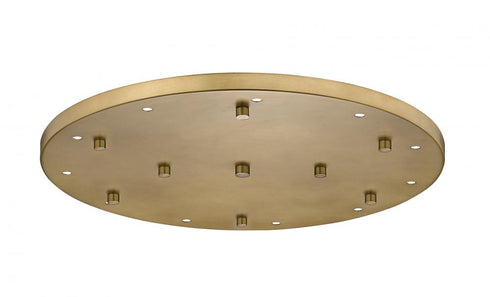 Z-Lite Multi Point Canopy 11 Light Ceiling Plate in Brushed Nickel Finish Model: CP2411R-BN