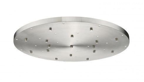 Z-Lite Multi Point Canopy 27 Light Ceiling Plate in Brushed Nickel Finish Model: CP3627R-BN