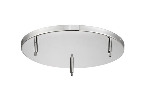 Z-Lite Multi Point Canopy 3 Light Ceiling Plate in Brushed Nickel Finish Model: CP1803-BN