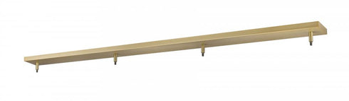 Z-Lite Multi Point Canopy 4 Light Ceiling Plate in Brushed Nickel Finish Model: CP5404-BN