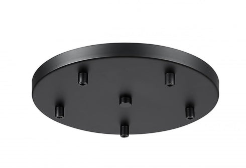 Z-Lite Multi Point Canopy 5 Light Ceiling Plate in Brushed Nickel Finish Model: CP1205R-BN