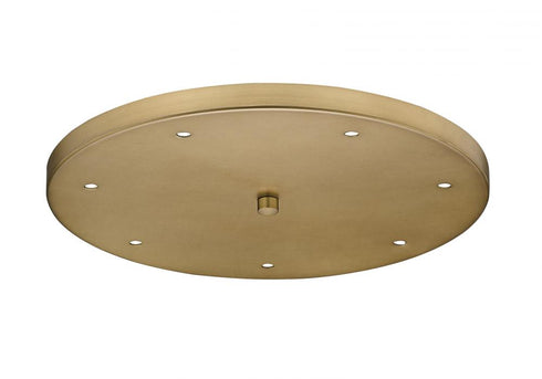 Z-Lite Multi Point Canopy 7 Light Ceiling Plate in Brushed Nickel Finish Model: CP1807R-BN