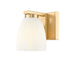 Z-Lite Naya 1 Light Wall Sconce in Brushed Nickel Finish Model: 7518-1S-BN
