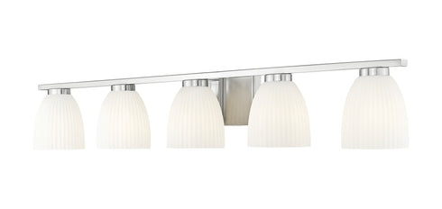 Z-Lite Naya 5 Light Vanity in Brushed Nickel Finish Model: 7518-5V-BN