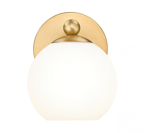 Z-Lite Neoma 1 Light Wall Sconce in Brushed Nickel and Finish Model: 1100-1S-BN
