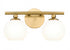 Z-Lite Neoma 2 Light Vanity in Brushed Nickel and Finish Model: 1100-2V-BN