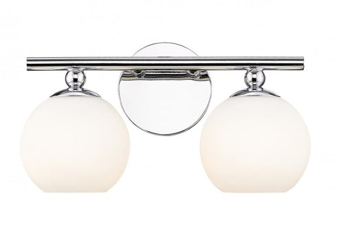 Z-Lite Neoma 2 Light Vanity in Brushed Nickel and Finish Model: 1100-2V-BN