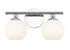 Z-Lite Neoma 2 Light Vanity in Brushed Nickel and Finish Model: 1100-2V-BN