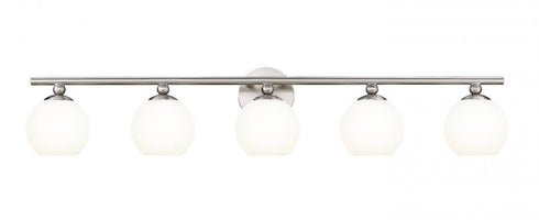Z-Lite Neoma 5 Light Vanity in Brushed Nickel and Finish Model: 1100-5V-BN