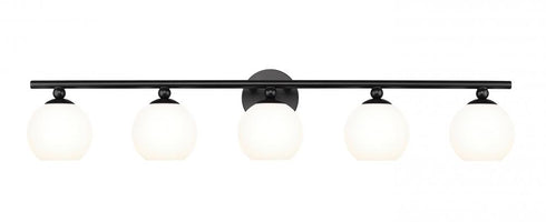 Z-Lite Neoma 5 Light Vanity in Brushed Nickel and Finish Model: 1100-5V-BN
