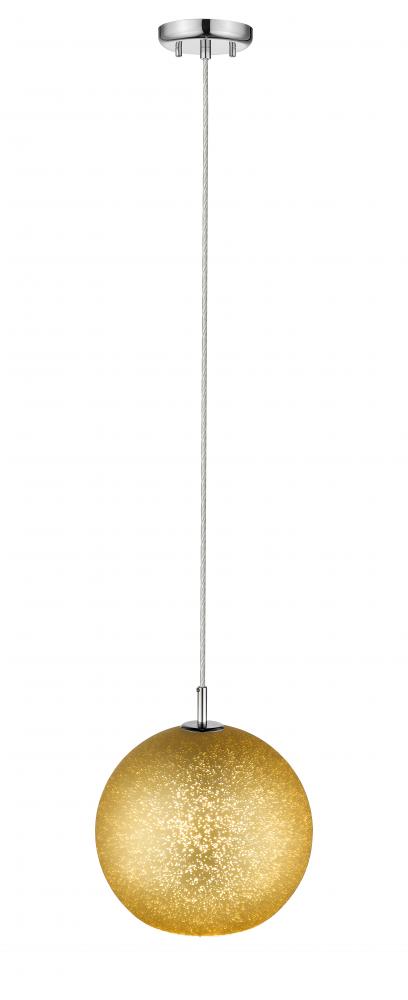 Z-Lite Nimbus 1 Light Pendant in Chrome Finish Model: 914-12CH