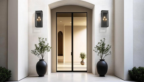 Z-Lite Nova 3 Light Outdoor Wall Light in Black Finish Model: 5018M-BK