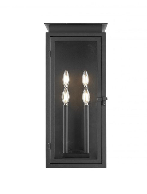 Z-Lite Nova 4 Light Outdoor Wall Light in Black Finish Model: 5018B-BK