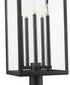 Z-Lite Nova 5 Light Outdoor Post Mounted Fixture in Black Finish Model: 5018PHXLR-564P-BK
