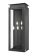 Z-Lite Nova 5 Light Outdoor Wall Light in Black Finish Model: 5018XL-BK