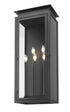 Z-Lite Nova 5 Light Outdoor Wall Light in Black Finish Model: 5018XL-BK