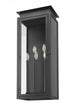 Z-Lite Nova 5 Light Outdoor Wall Light in Black Finish Model: 5018XL-BK