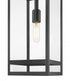 Z-Lite Nuri 1 Light Outdoor Chain Mount Ceiling Fixture in Black Finish Model: 596CHB-BK