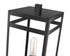 Z-Lite Nuri 1 Light Outdoor Pier Mounted Fixture in Black Finish Model: 596PHMR-533PM-BK