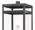 Z-Lite Nuri 1 Light Outdoor Post Mounted Fixture in Black Finish Model: 596PHBR-519P-BK