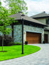 Z-Lite Nuri 1 Light Outdoor Post Mounted Fixture in Black Finish Model: 596PHMS-536P-BK