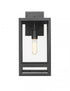 Z-Lite Nuri 1 Light Outdoor Wall Light in Black Finish Model: 596M-BK