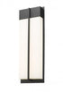 Z-Lite Nyx 2 Light Outdoor Wall Light in Black Finish Model: 5014B-BK-LED