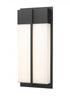 Z-Lite Nyx 2 Light Outdoor Wall Light in Black Finish Model: 5014M-BK-LED