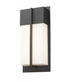 Z-Lite Nyx 2 Light Outdoor Wall Light in Black Finish Model: 5014S-BK-LED
