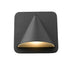 Z-Lite Obelisk 1 Light Outdoor Wall Light in Black Finish Model: 578BK-LED