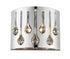 Z-Lite Oberon 2 Light Wall Sconce in Chrome Finish Model: 453R2S-CH