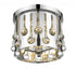Z-Lite Oberon 3 Light Flush Mount in Chrome Finish Model: 453RF13CH