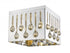 Z-Lite Oberon 4 Light Flush Mount in Chrome Finish Model: 453SQF13CH