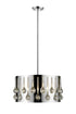 Z-Lite Oberon 4 Light Pendant in Chrome Finish Model: 453-16CH