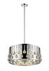 Z-Lite Oberon 5 Light Pendant in Chrome Finish Model: 453-20CH